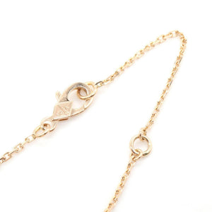 Van Cleef & Arpels Vintage Alhambra Pendant Necklace 18K Rose Gold and Onyx - view 4