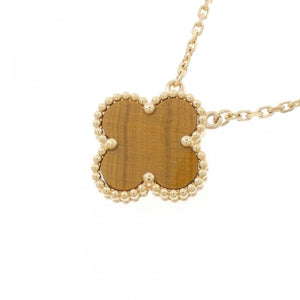 Van Cleef & Arpels Vintage Alhambra Pendant Necklace 18K Yellow Gold - view 3