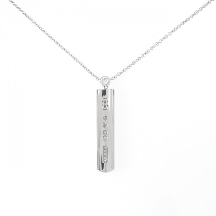 Tiffany & Co. 1837 Pendant Necklace 18K White Gold