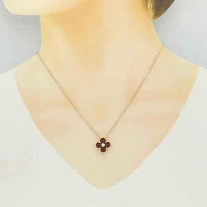 Van Cleef & Arpels Vintage Alhambra Pendant Necklace 18K Rose Gold - view 6