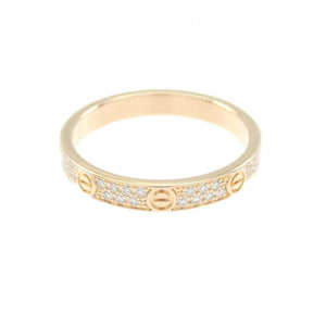 Cartier Ring 18K Rose Gold With Diamond Small - view 2