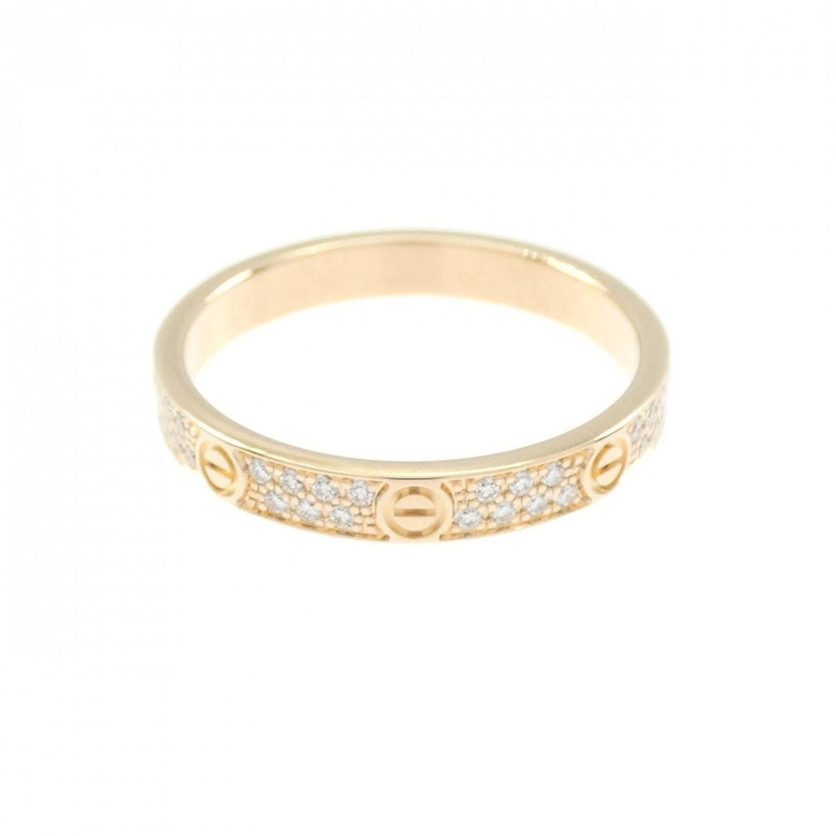 Cartier Ring 18K Rose Gold With Diamond Small – view 2