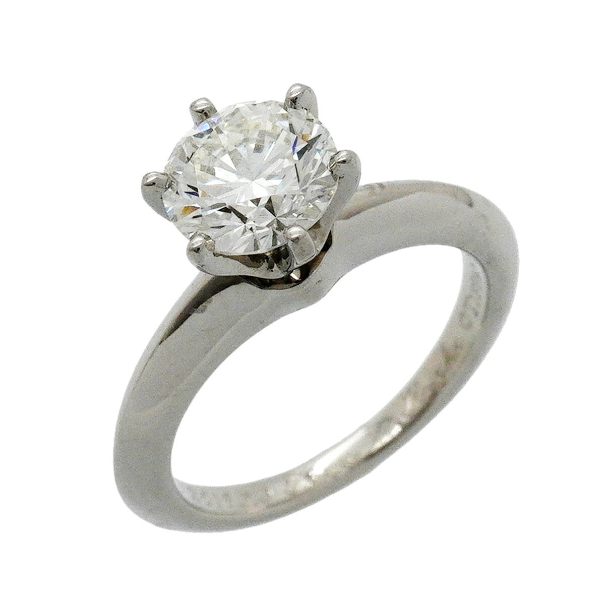 Solitaire Ring Platinum with Diamond