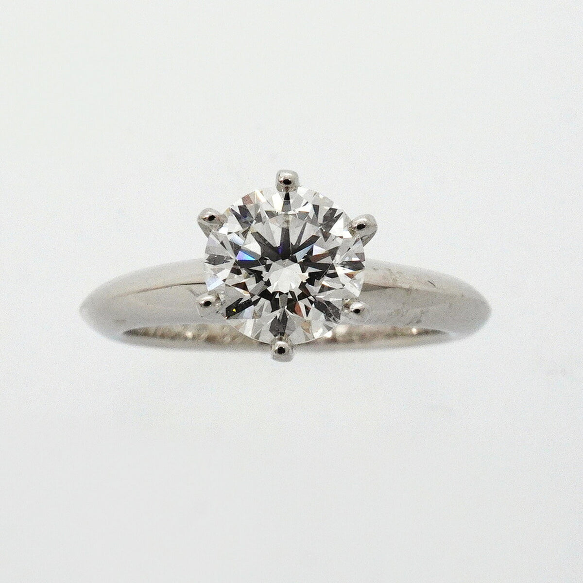 Solitaire Ring Platinum with Diamond