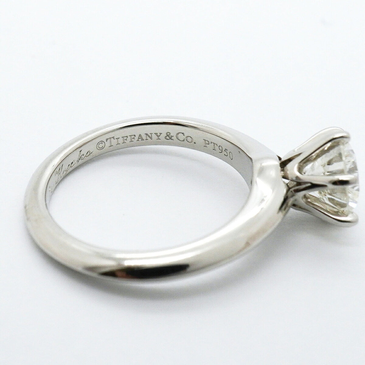 Solitaire Ring Platinum with Diamond