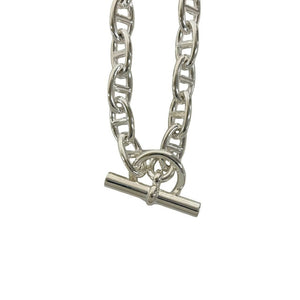 Hermes Chaine d'Ancre Pendant Necklace Sterling Silver - view 5