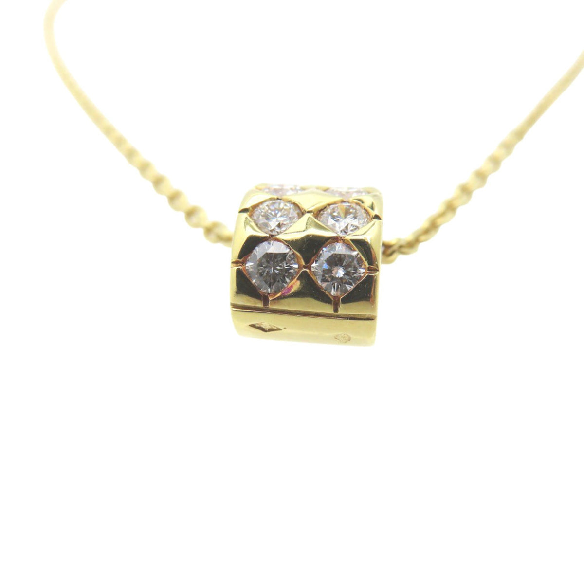 Pendant Necklace 18K Yellow Gold with Diamond