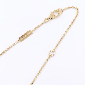 Van Cleef & Arpels Vintage Alhambra Pendant Necklace 18K Yellow Gold and Malachite - view 4