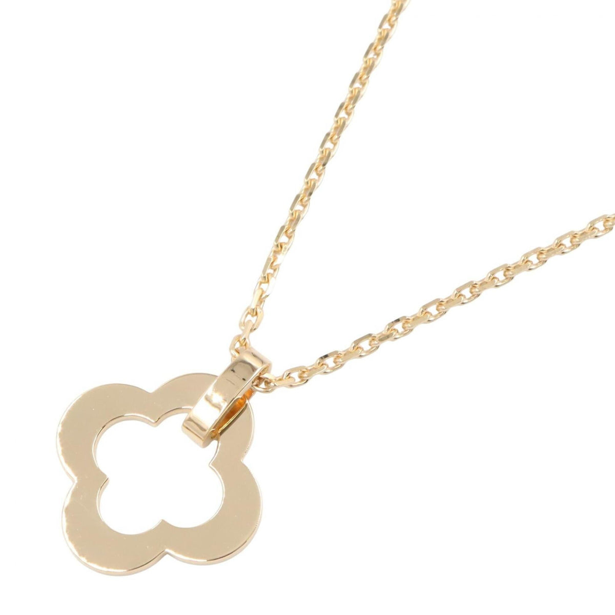 Van Cleef & Arpels Alhambra Pendant Necklace 18K Yellow Gold