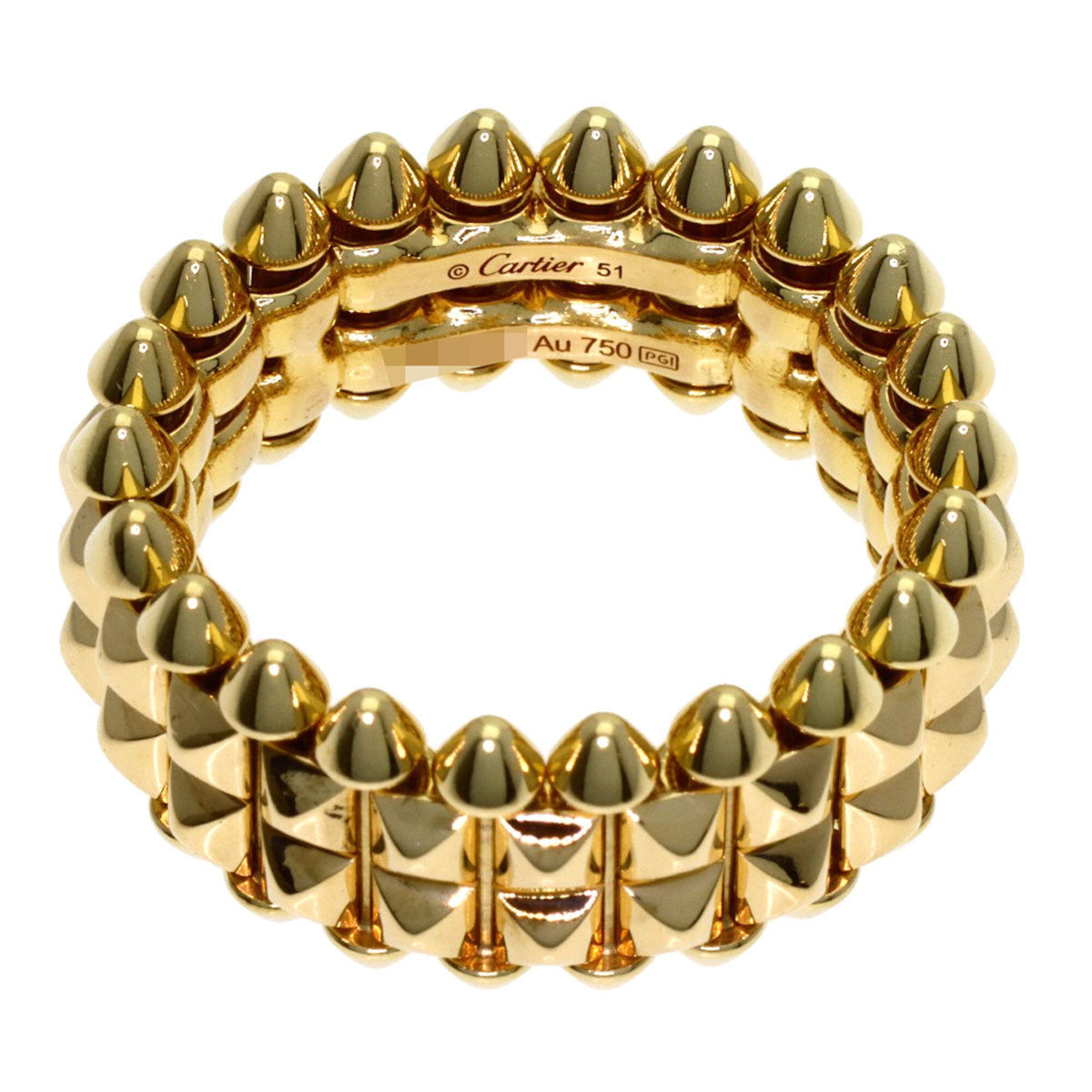 Cartier Clash de Double Ring 18K Yellow Gold – view 4