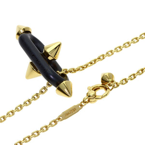 Tiffany & Co. Pendant Necklace Titanium and 18K Yellow Gold - view 2