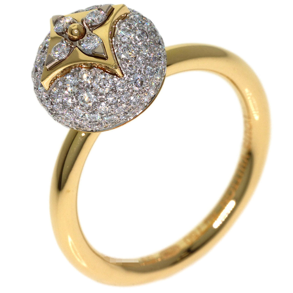 Louis Vuitton Band Ring 18K Yellow Gold and Diamond – view 2
