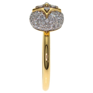 Louis Vuitton Band Ring 18K Yellow Gold and Diamond - view 3