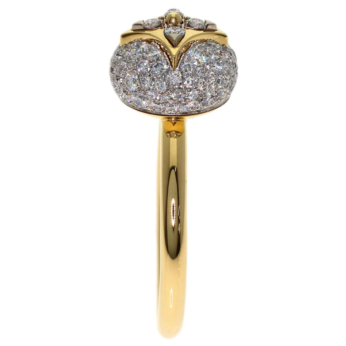 Louis Vuitton Band Ring 18K Yellow Gold and Diamond – view 3