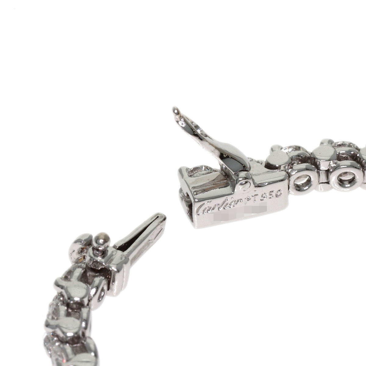 Cartier Tennis Bracelet Platinum with Diamond – view 3