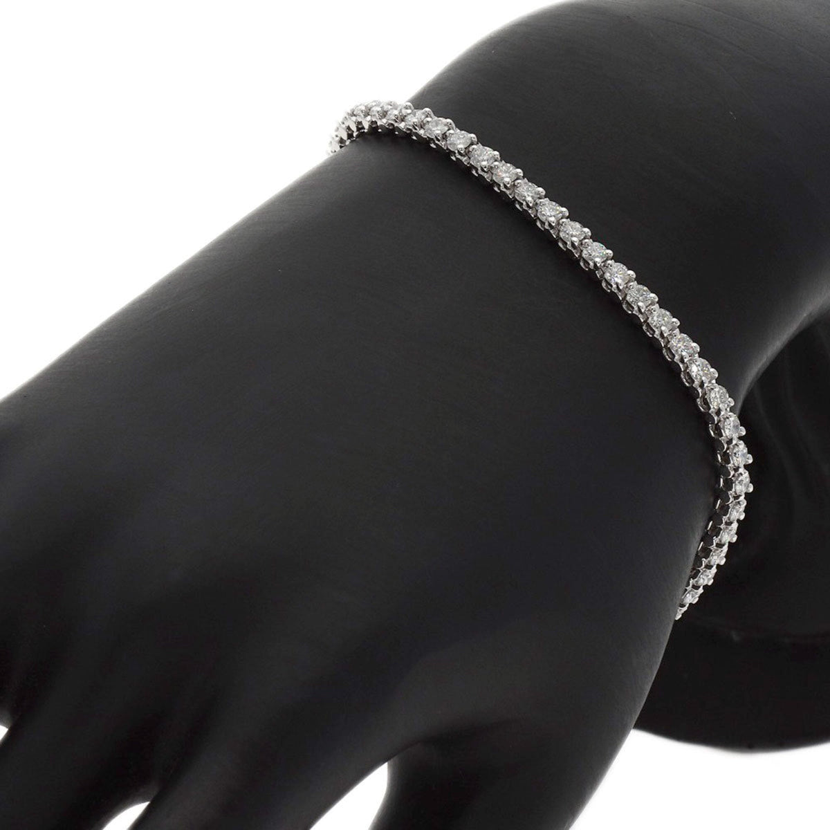 Cartier Tennis Bracelet Platinum with Diamond – view 4