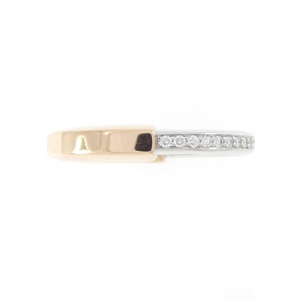 Ring 18K Rose Gold and 18K White Gold With Diamond