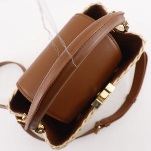 Louis Vuitton Capucines Bag Wicker with Leather BB - view 5