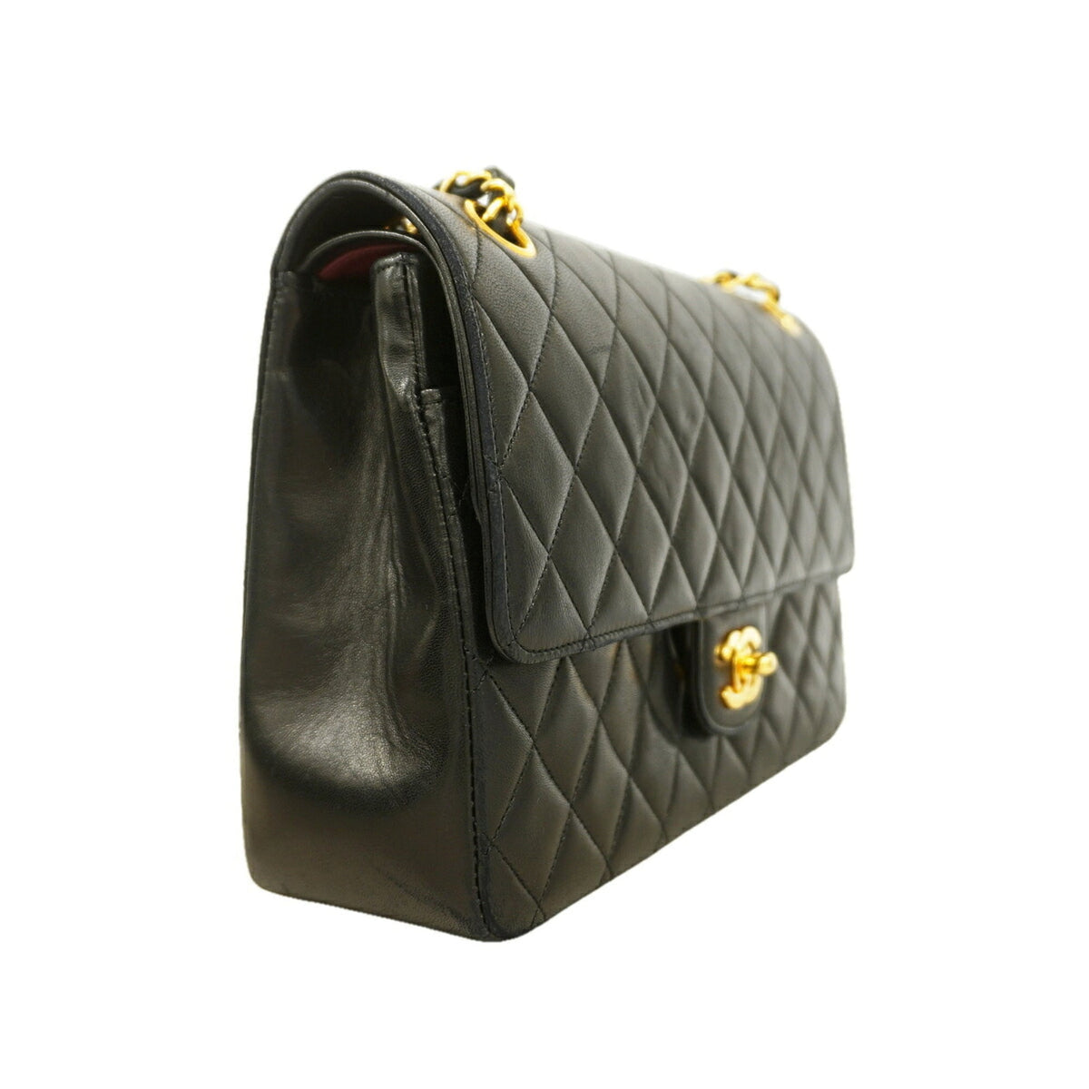 Vintage Classic Double Flap Bag Quilted Lambskin Medium