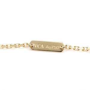 Van Cleef & Arpels Vintage Alhambra Pendant Necklace 18K Yellow Gold and Malachite - view 3