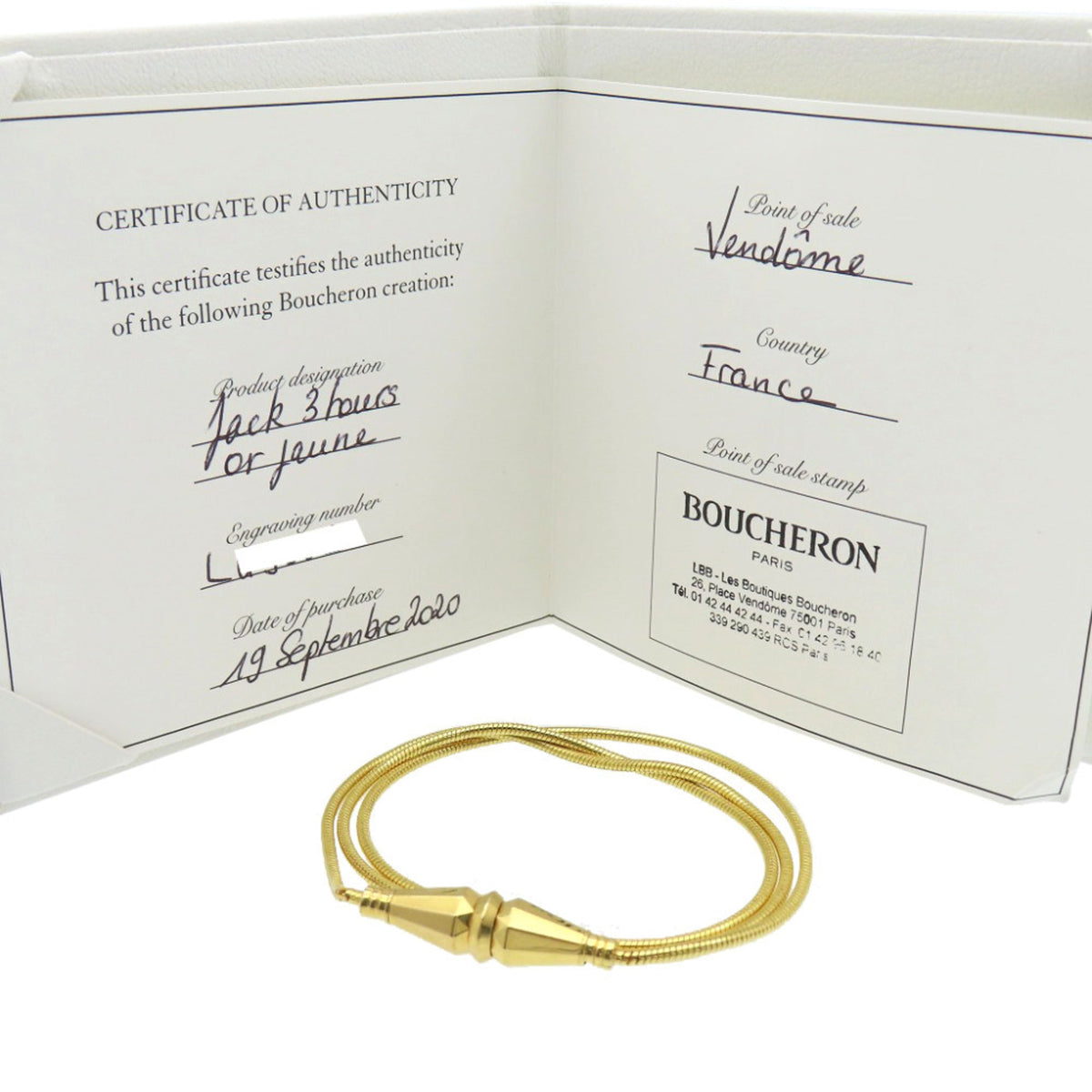 Jacques De Bracelet 18K Yellow Gold