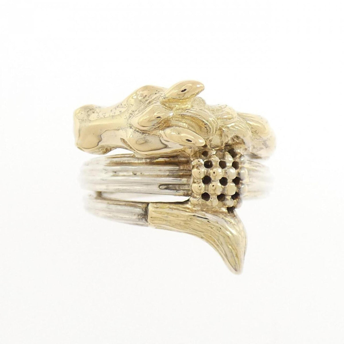 Ring Sterling Silver and 18K Yellow Gold