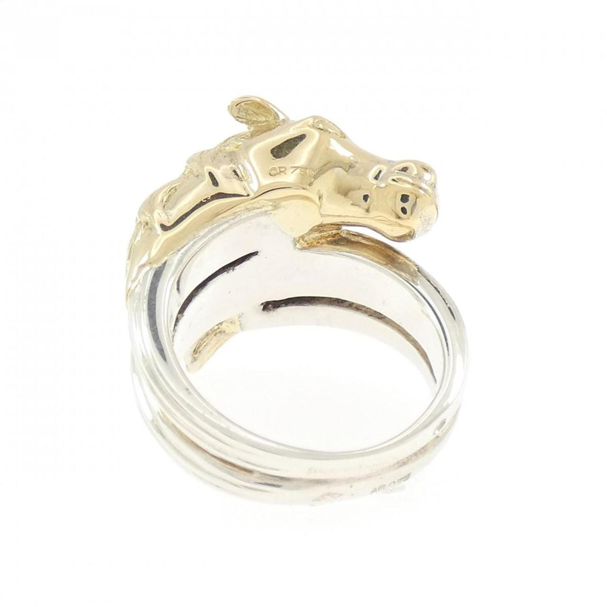 Ring Sterling Silver and 18K Yellow Gold
