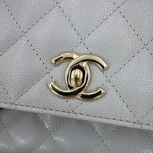 Chanel Coco Top Handle Bag Quilted Caviar Extra Mini - view 9