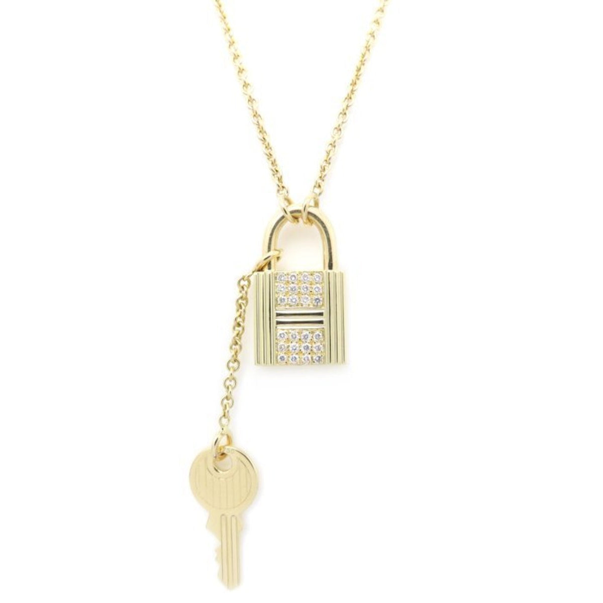 Cadena Pendant Necklace 18K Yellow Gold with Diamond
