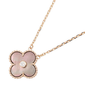Van Cleef & Arpels Vintage Alhambra Pendant Necklace 18K Rose Gold - view 1