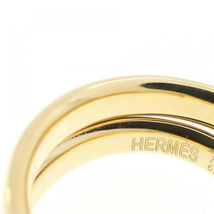Hermes Olympe Ring 18K Yellow Gold and Diamond - view 4