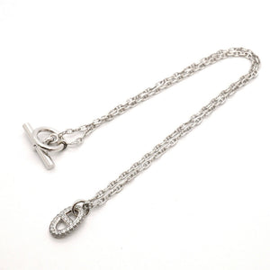 Hermes Pendant Necklace 18K White Gold with Diamond - view 3