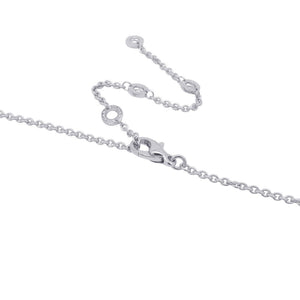 Bvlgari Astrale Cerchi Pendant Necklace 18K White Gold with Diamond - view 5