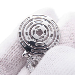 Bvlgari Astrale Cerchi Pendant Necklace 18K White Gold with Diamond - view 7
