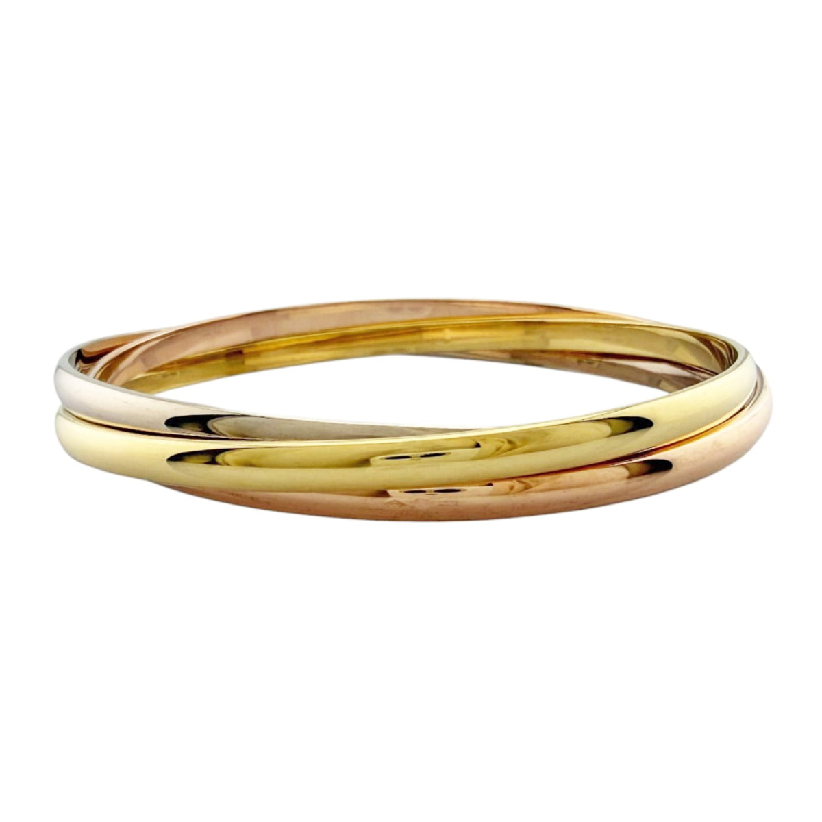 Cartier Trinity Bracelet 18K Tricolor Gold