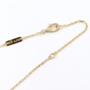 Van Cleef & Arpels Vintage Alhambra Pendant Necklace 18K Yellow Gold and Mother of Pearl - view 4