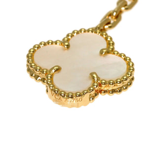 Van Cleef & Arpels Alhambra Pendant Necklace 18K Yellow Gold and Onyx - view 5