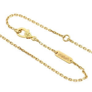 Van Cleef & Arpels Vintage Alhambra Pendant Necklace 18K Yellow Gold and Malachite - view 3