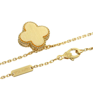Van Cleef & Arpels Vintage Alhambra Pendant Necklace 18K Yellow Gold - view 2