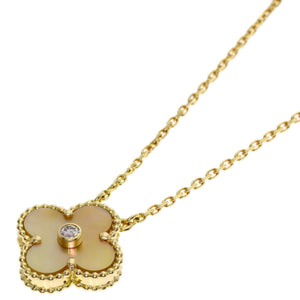 Van Cleef & Arpels Vintage Alhambra Pendant Necklace 18K Yellow Gold - view 1