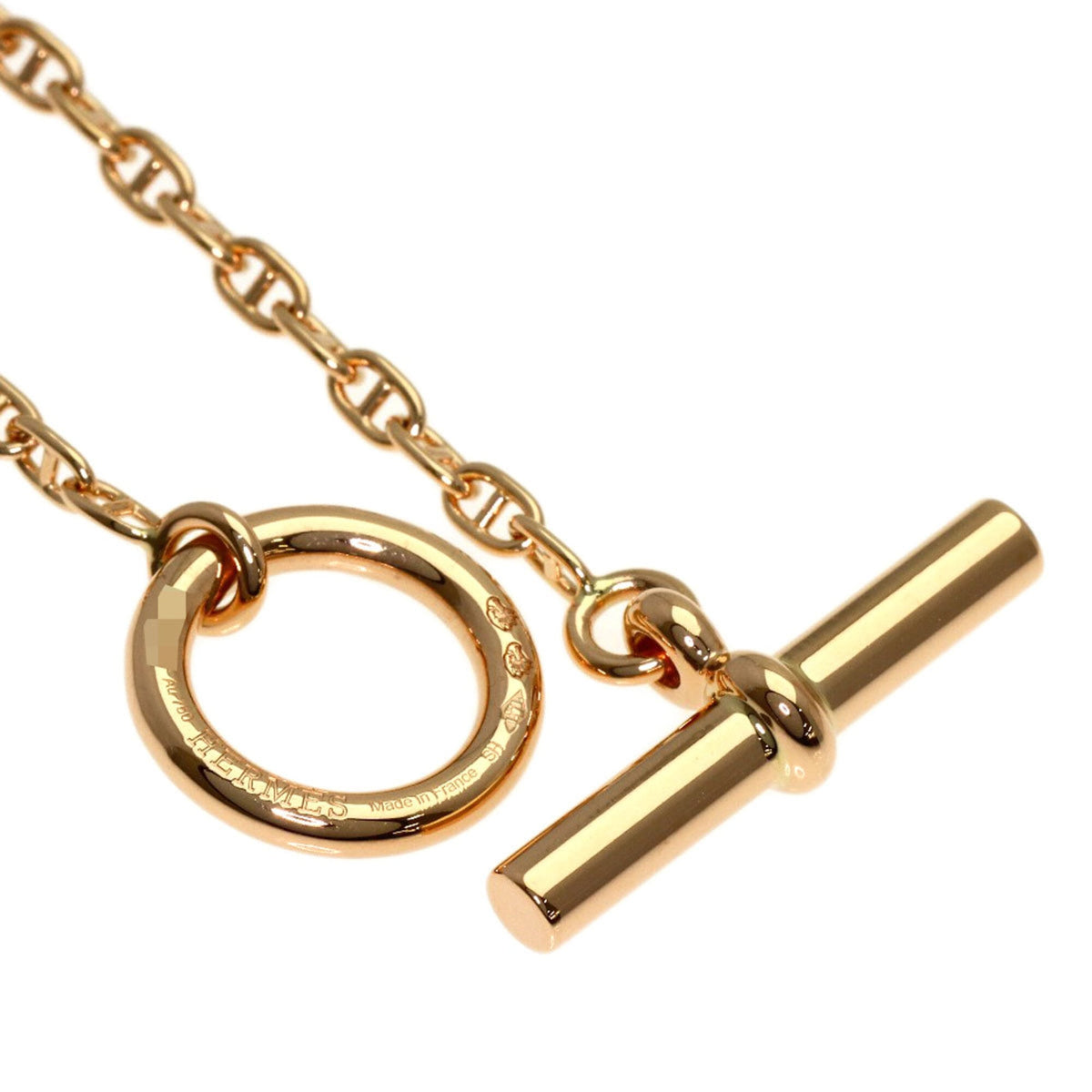 Pendant Necklace 18K Rose Gold Mini with Diamond