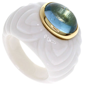 Bvlgari Chandra Ring 18K Yellow Gold and Topaz - view 1