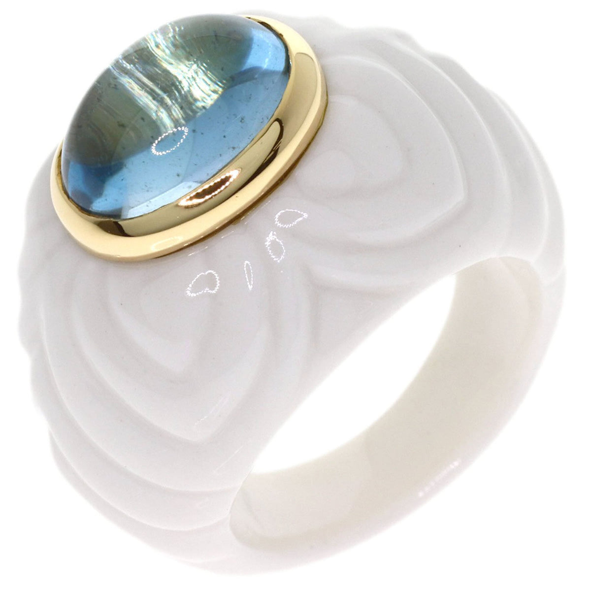 Chandra Ring 18K Yellow Gold and Topaz