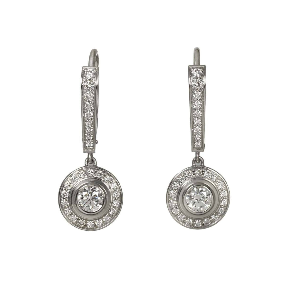 Cartier Earrings 18K White Gold