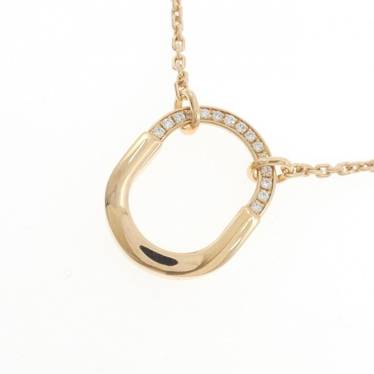 Lock Pendant Necklace 18K Rose Gold