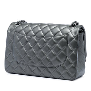 Chanel Classic Double Flap Bag Quilted Lambskin Jumbo - view 2
