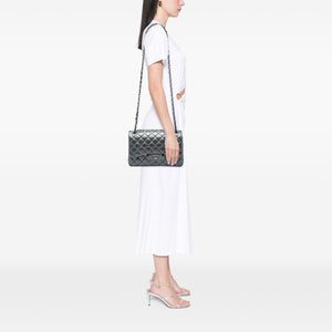 Chanel Classic Double Flap Bag Quilted Lambskin Jumbo - view 5