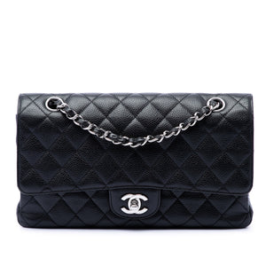 Chanel Classic Double Flap Bag Quilted Caviar Medium - view 1