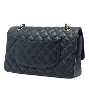 Chanel Classic Double Flap Bag Quilted Caviar Medium - view 2