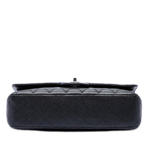 Chanel Classic Double Flap Bag Quilted Caviar Medium - view 3